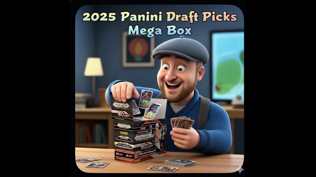 Gold Ice!: Открытие мегабокса Panini Prizm Draft Picks 2025 (Студенческий футбол).