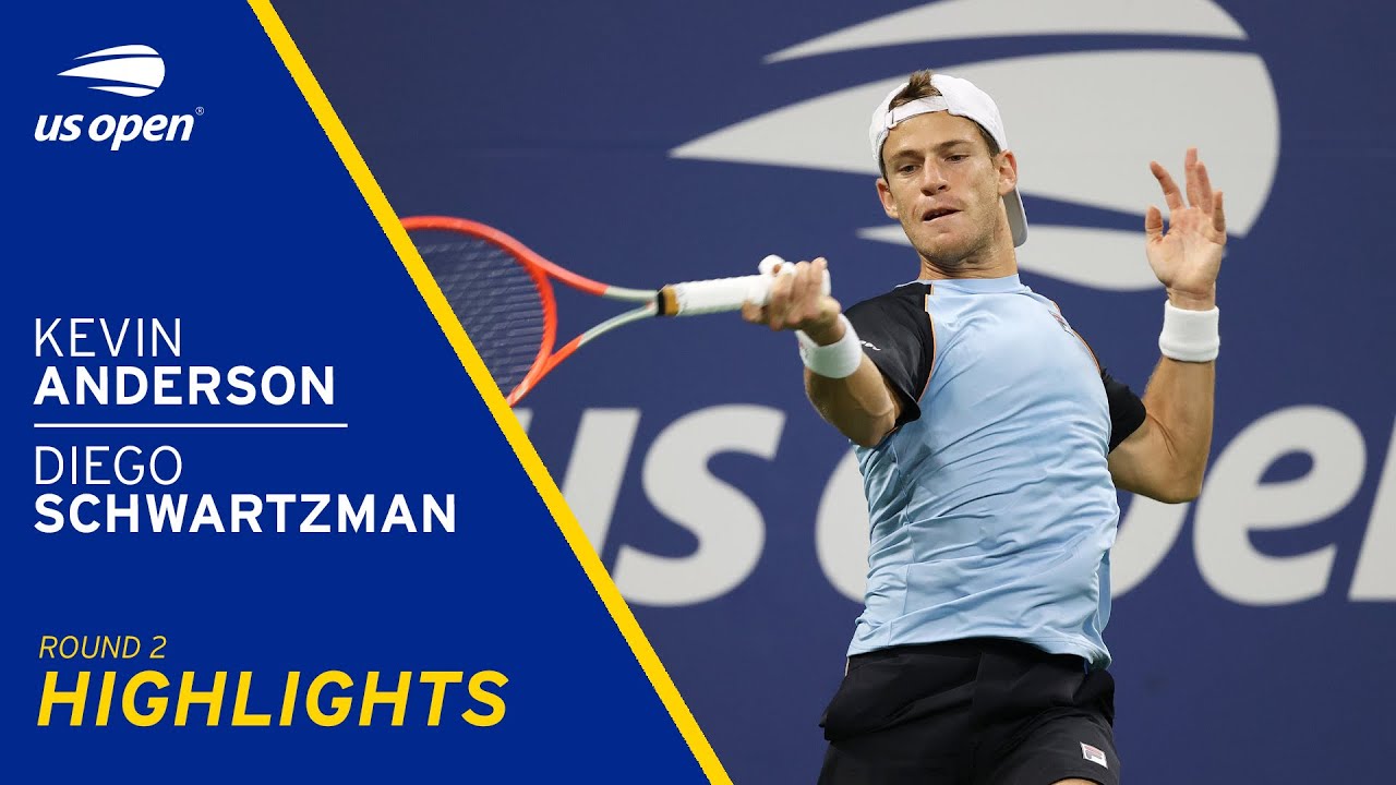 Diego Schwartzman vs Kevin Anderson Highlights | 2021 US Open Round 2