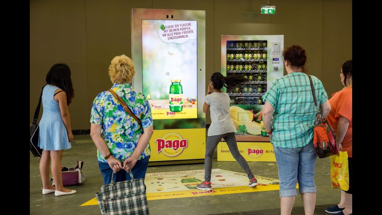 PAGO-GRANINI - Human Motion Tracking and Gesture Recognition - Interactive Digital Signage
