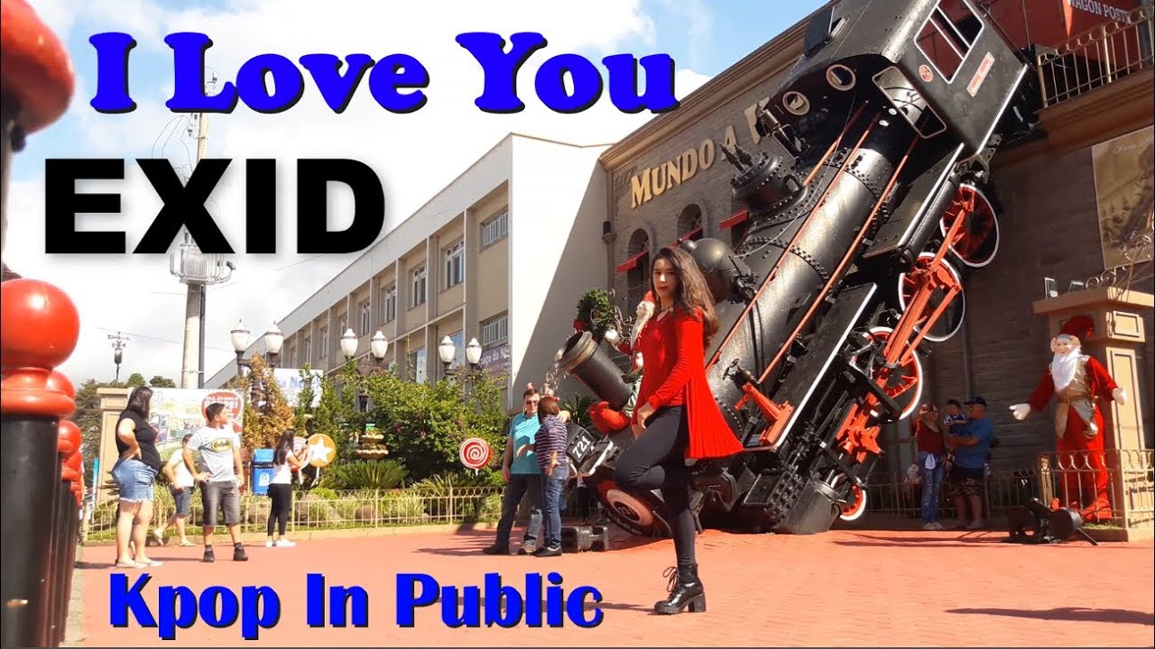 [Dancing Kpop In Public] Exid (이엑스아이디) I Love You (알러뷰) - Dance Cover VER CHRISTMAS- Dance By Bruna