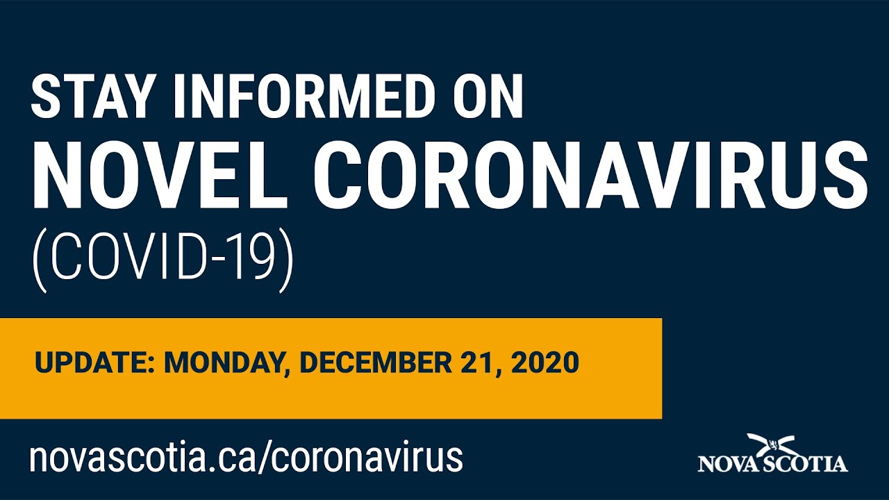 Update COVID-19 for Nova Scotians: Monday, December 21