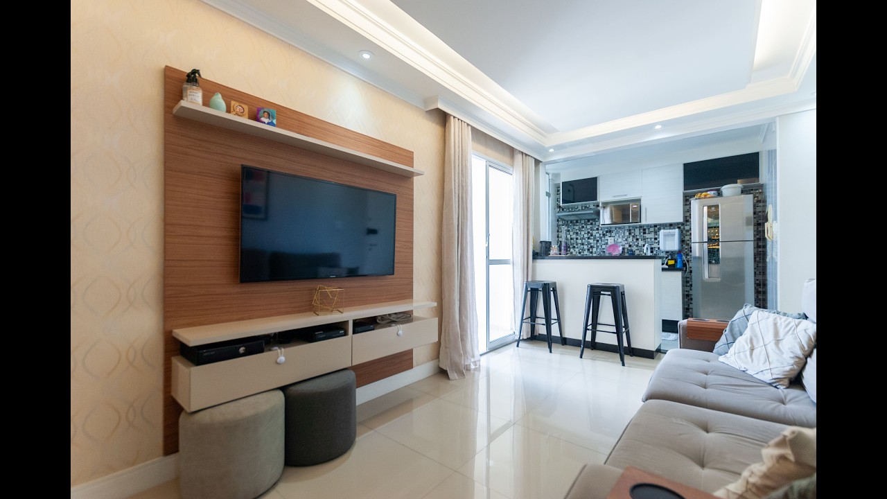 Condomínio Paradiso - Apartamento 52m² - 2 dormitórios com Vaga