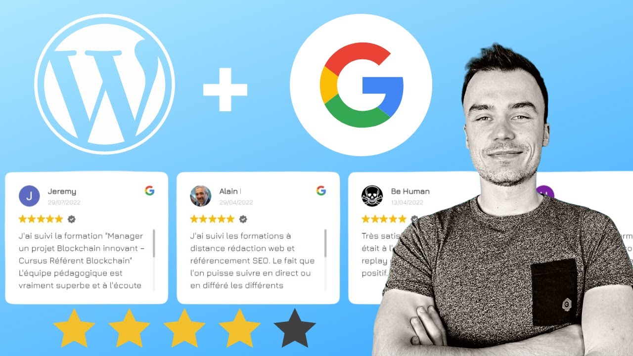 Int&eacute;grer les AVIS GOOGLE sur WORDPRESS | Tutoriel Facile