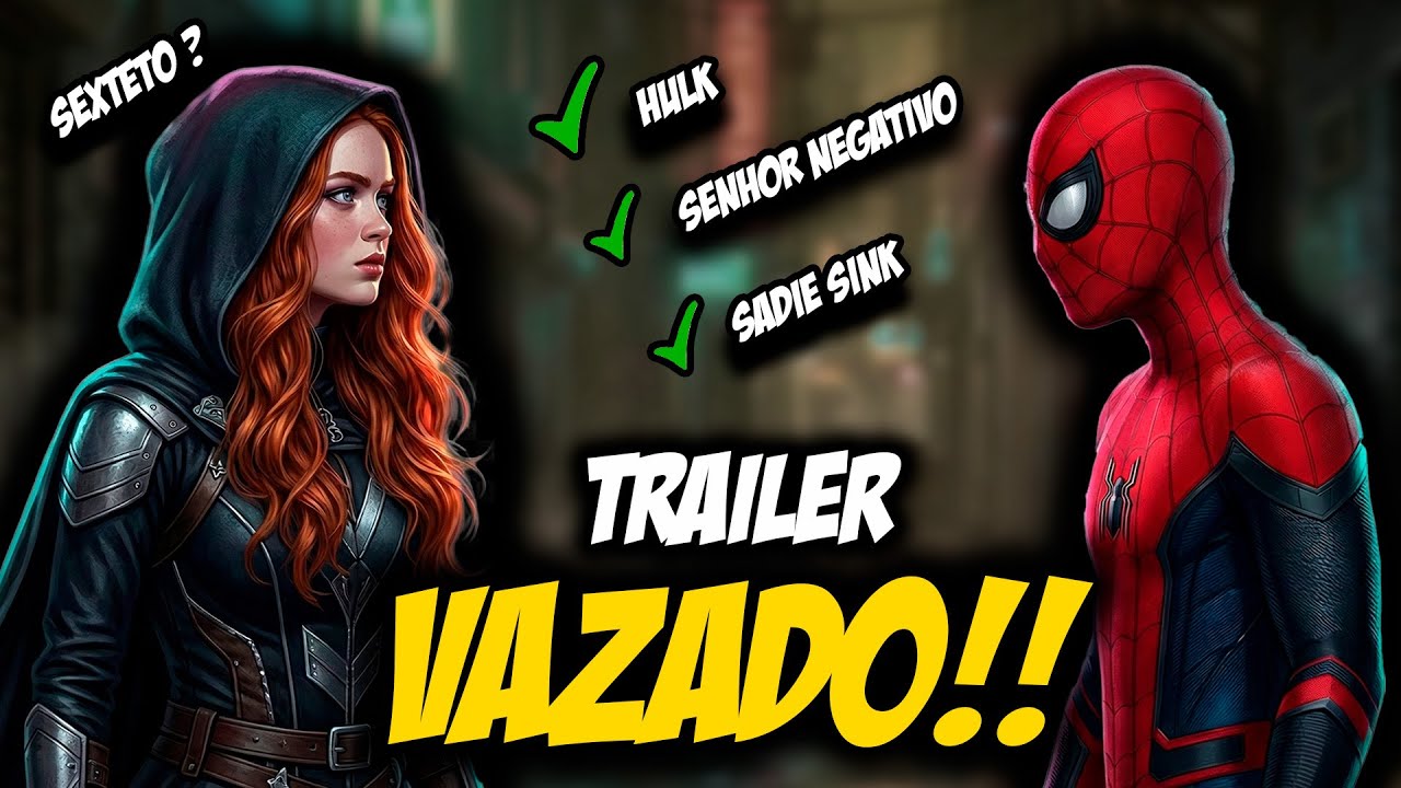 QUEM É a Personagem da SADIE SINK em Homem-Aranha? Trailer Vazado Analisado