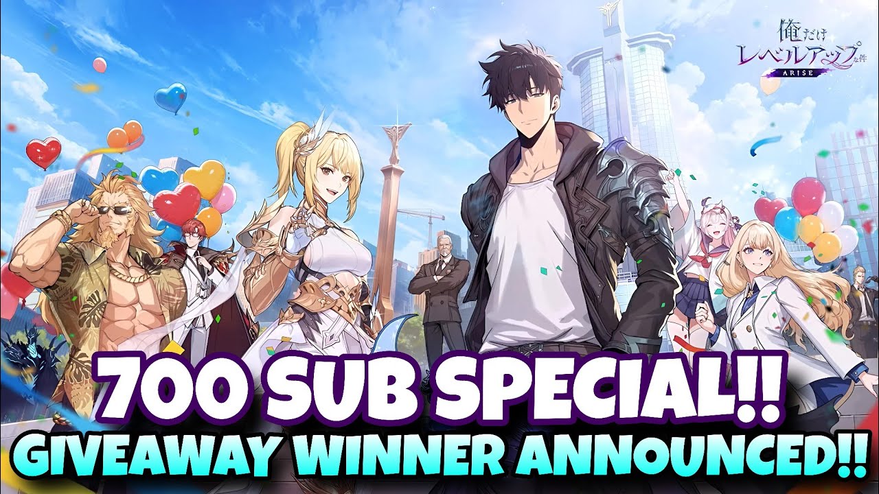 700 SUBS SPECIAL!! MY ADVICE TO THE GIVEAWAY WINNER!! [SOLO LEVELING: ARISE]
