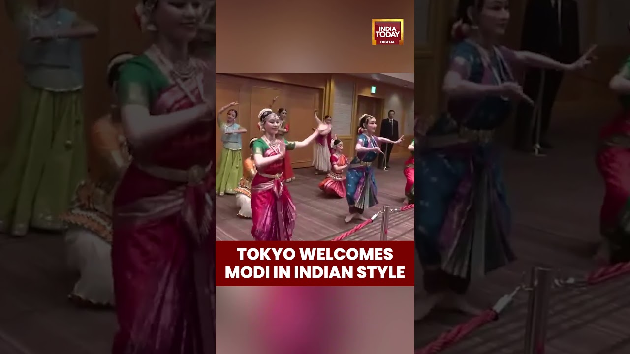 PM #modi In Japan | Traditional Cultural Performance for PM Modi at Tokyo Hotel #modiinjapan