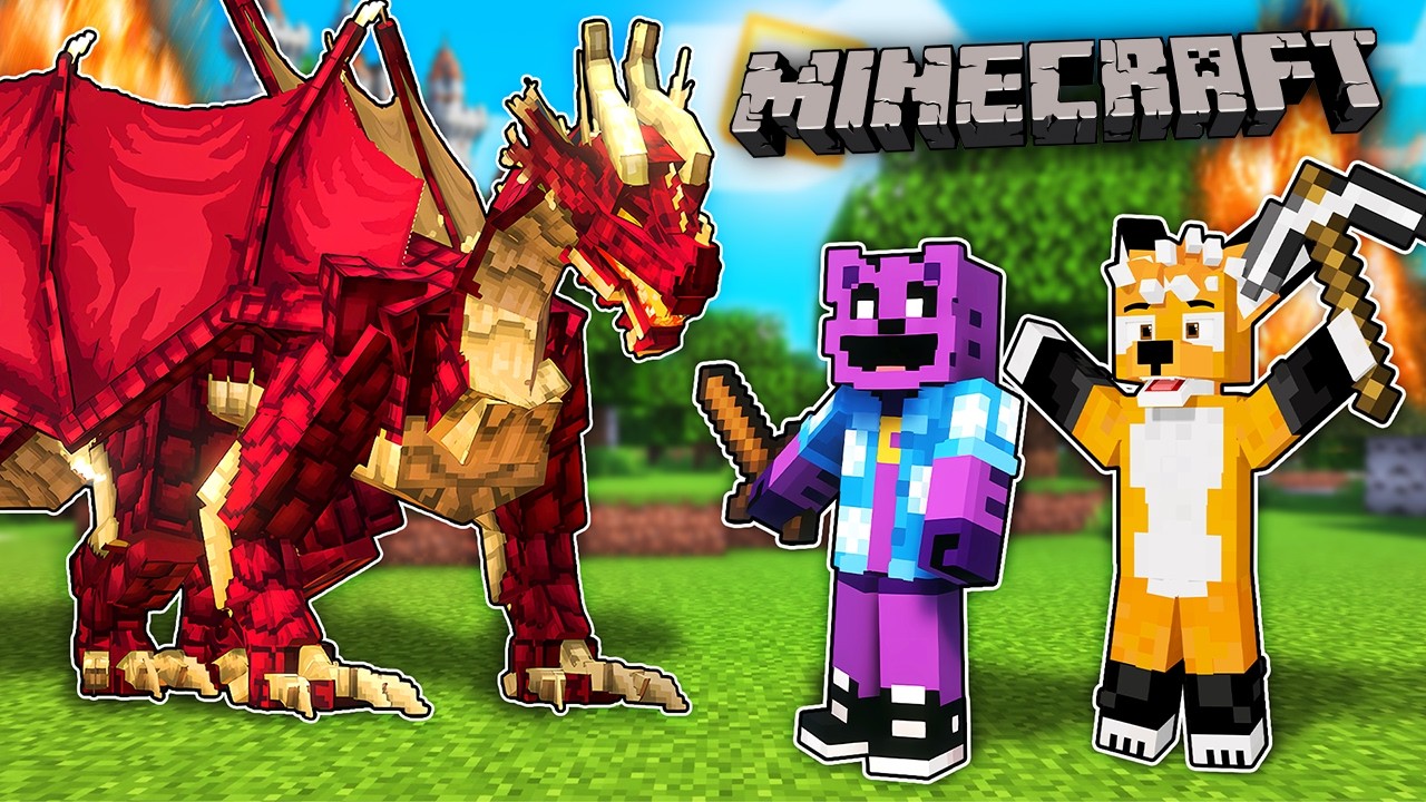 ZOSTALIŚMY WŁADCAMI SMOK&Oacute;W w MINECRAFT!