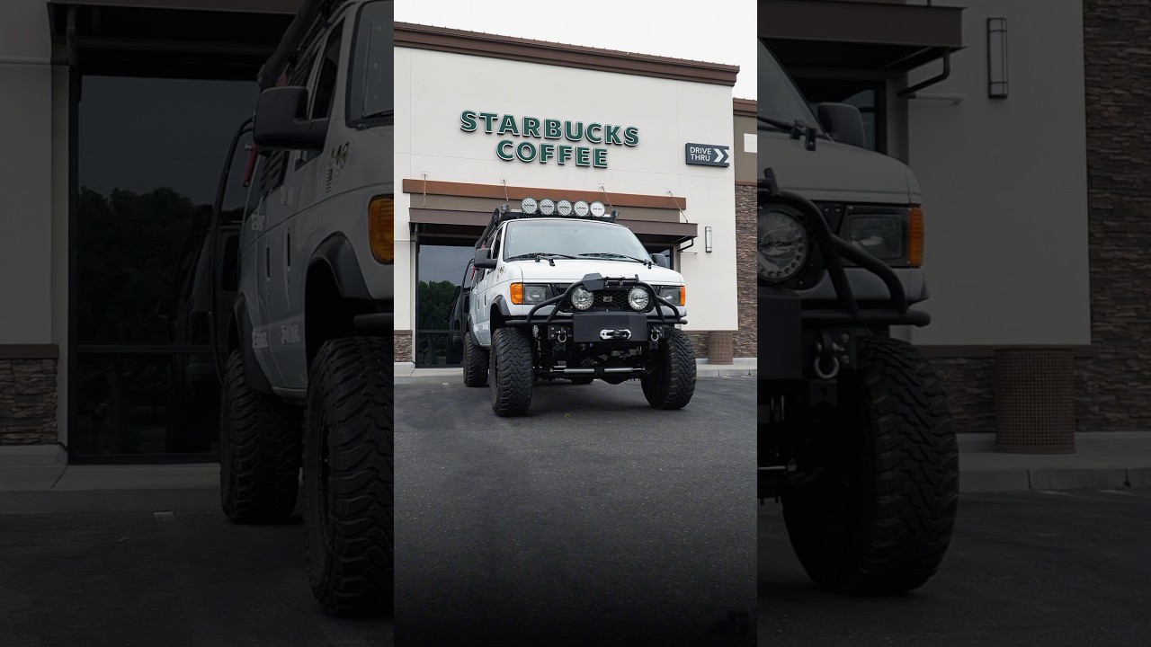 Venti sized van🙌 #offroad #4x4 #ford #e350 #diesel