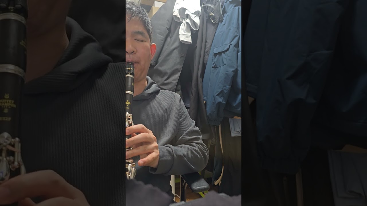 클라리넷 커버 이별의 노래 박목월 시 김성태 작곡 위민수