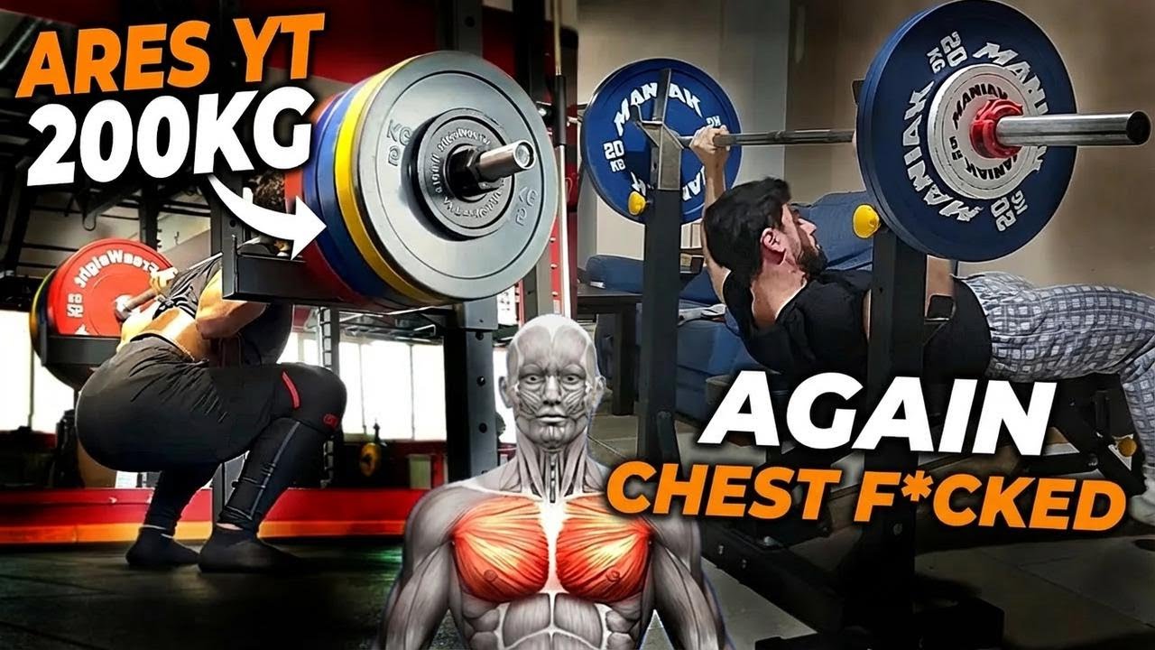 ARES YT Squats 440 lbs—Bench Press Fails Again 🥲 Powerlifting Is Awesome