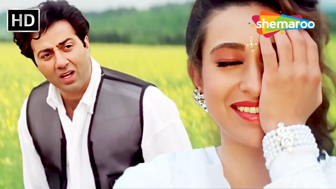 Chaand Sa Chehra Jheel Si Aankhen | Ajay (1996) | Sunny Deol, Karisma Kapoor | Kumar Alka Hit Songs