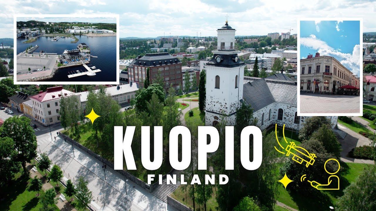 Kuopio Finland 4K Drone Views