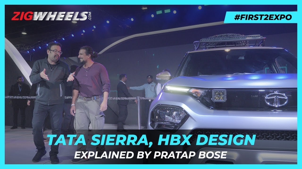 🚗 Tata Sierra SUV, Tata Punch (HBX) Explained | Details With Pratap Bose @ Auto Expo 2020 |