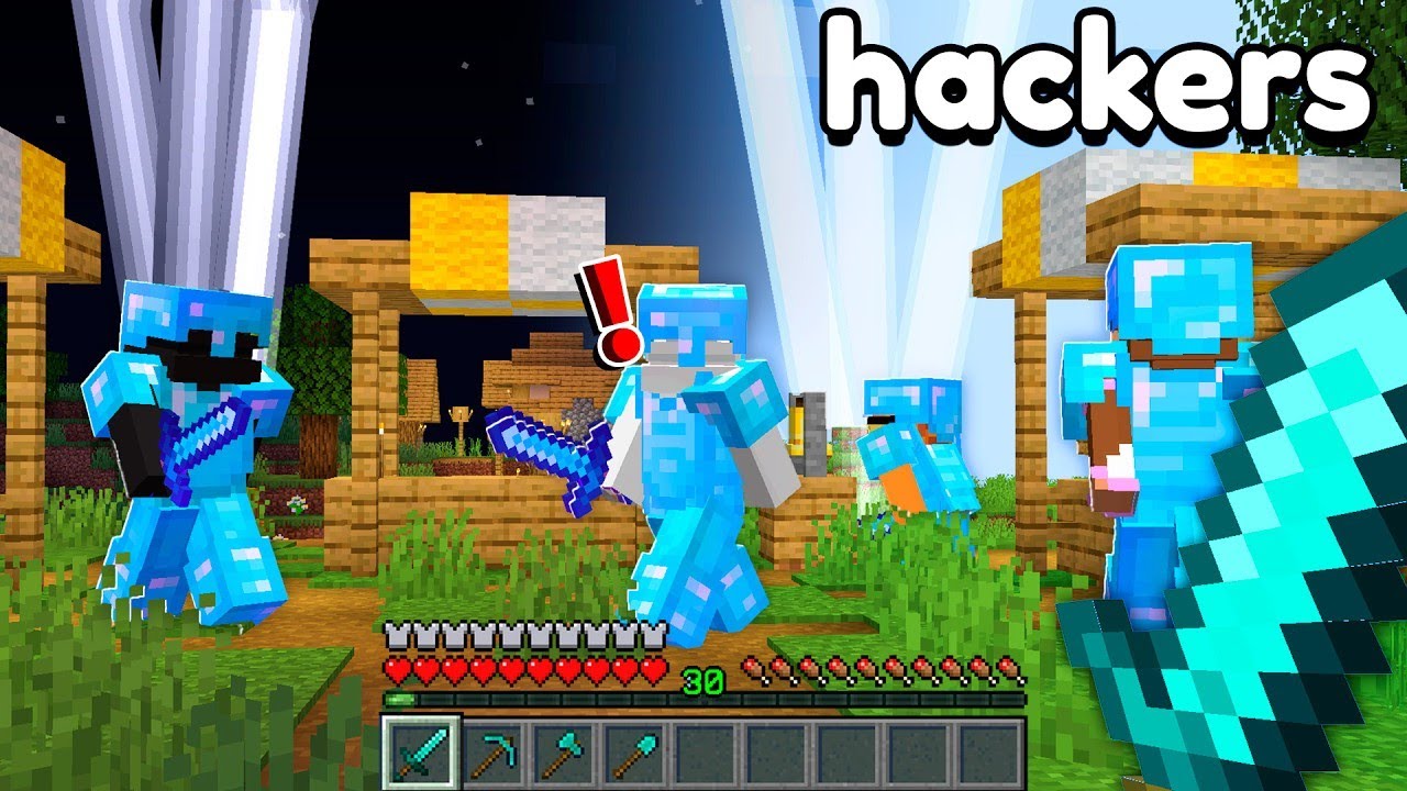 INVESTIGANDO un PUEBLO lleno de HACKERS en Minecraft