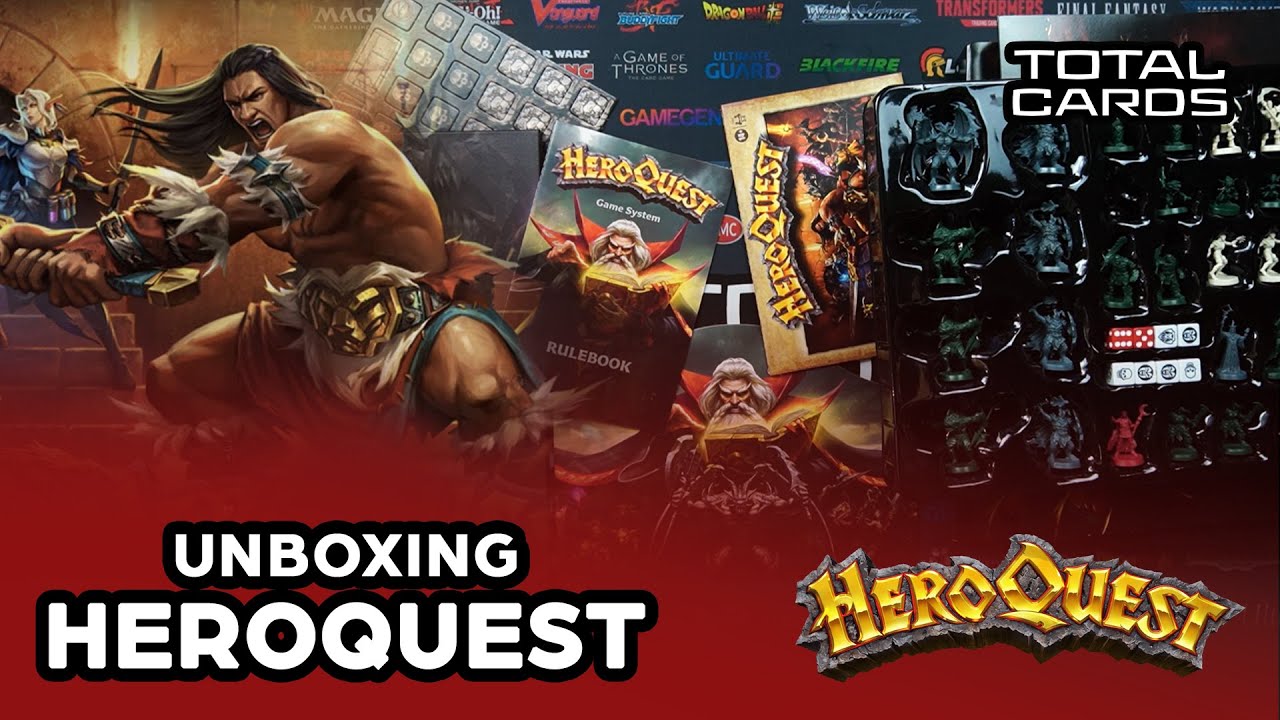 *NOSTALGIA HIT* Unboxing a copy of HeroQuest! - Totalcards.net