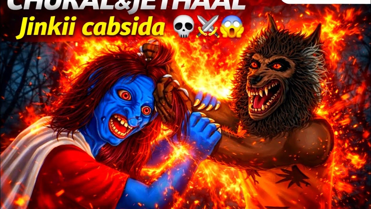 🩸#cartoon SHEEKADII MAALADA SIXIRKA IYO HABEENKII MUGDIGA CHURAL&JETHAAL #cabsi #habeenmadow #fear 