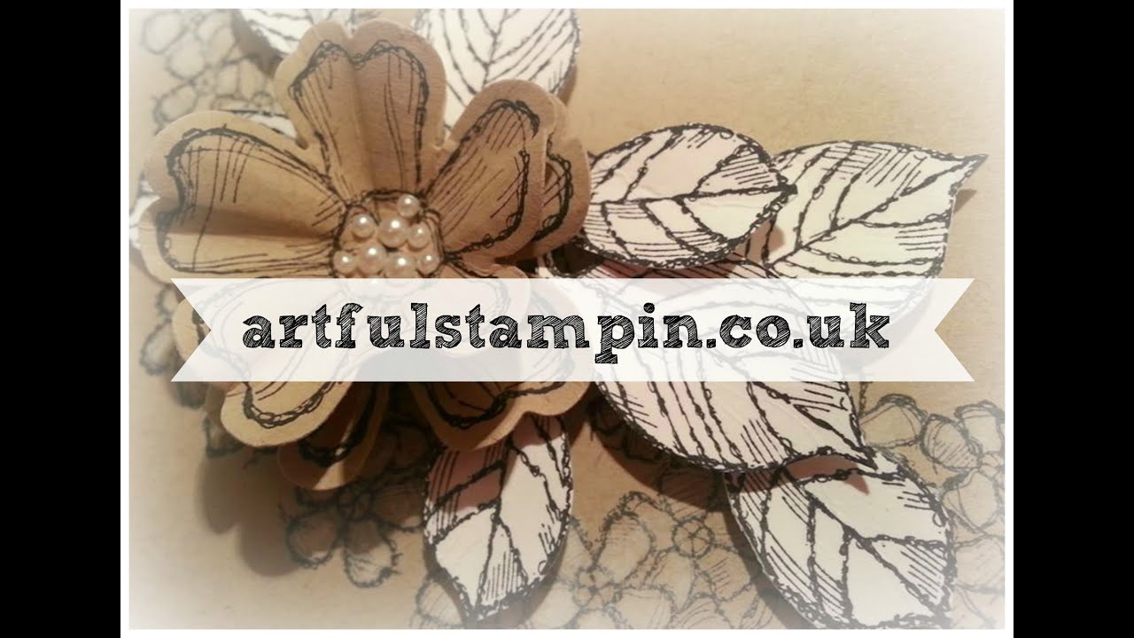 {Happy Birthday Blossoms} artful stampin demonstrator Ruth Trice