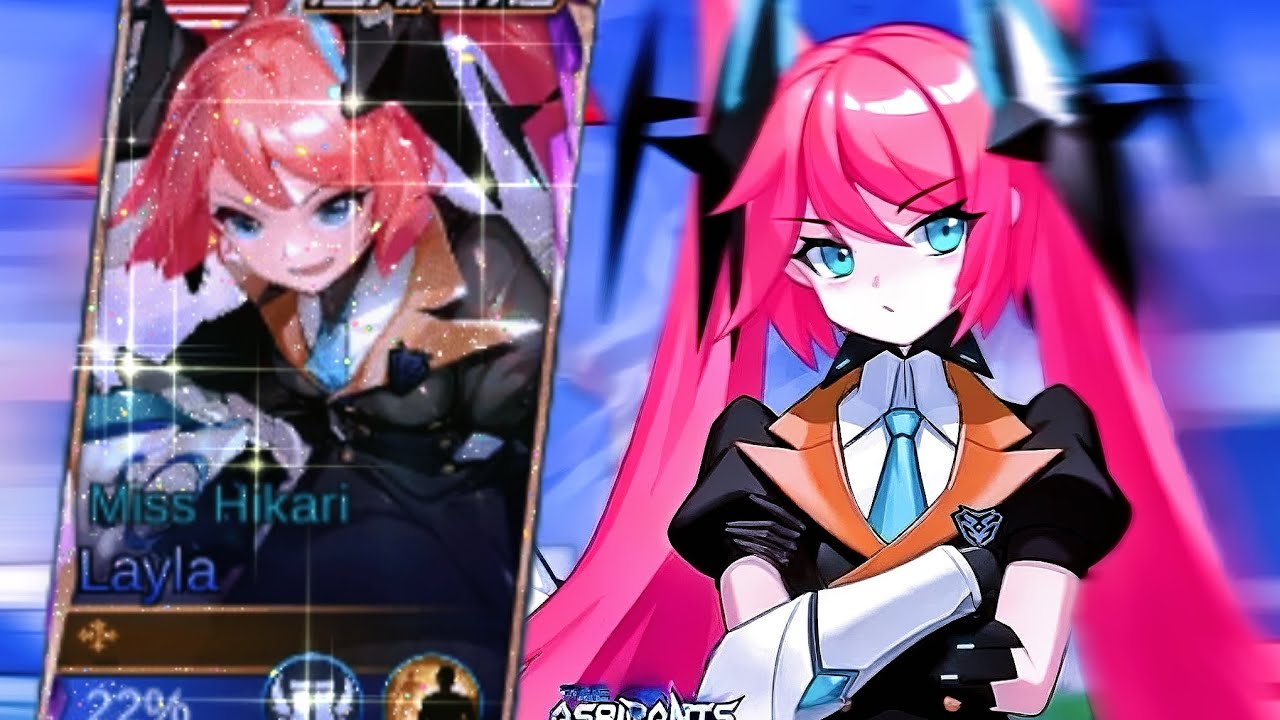 Mobile Legends-Ranked 🪷layla Aspirant Skin Gameplay 🪷