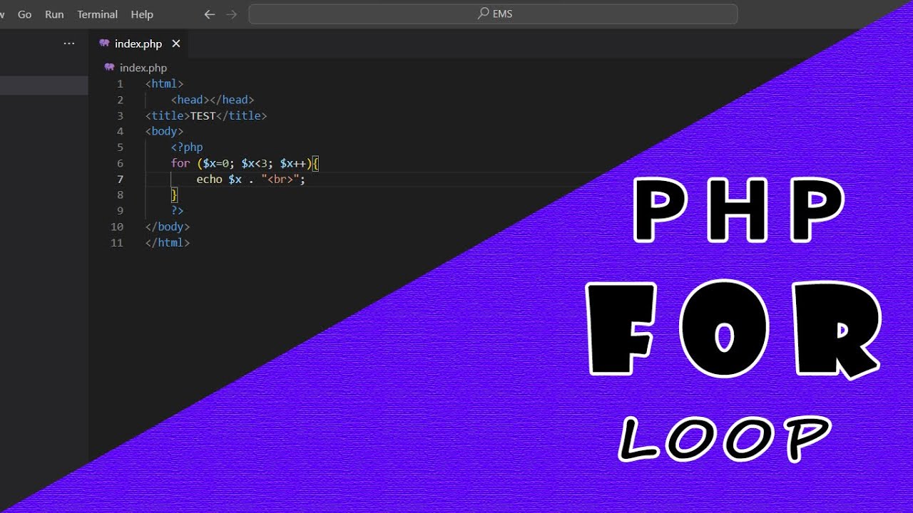PHP - For Loop