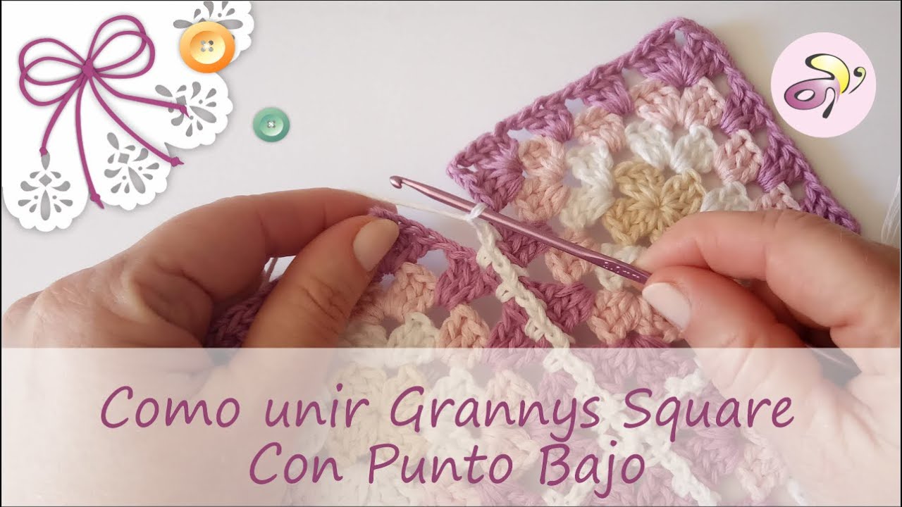 📌 Cómo unir los Grannys Square con Punto Bajo