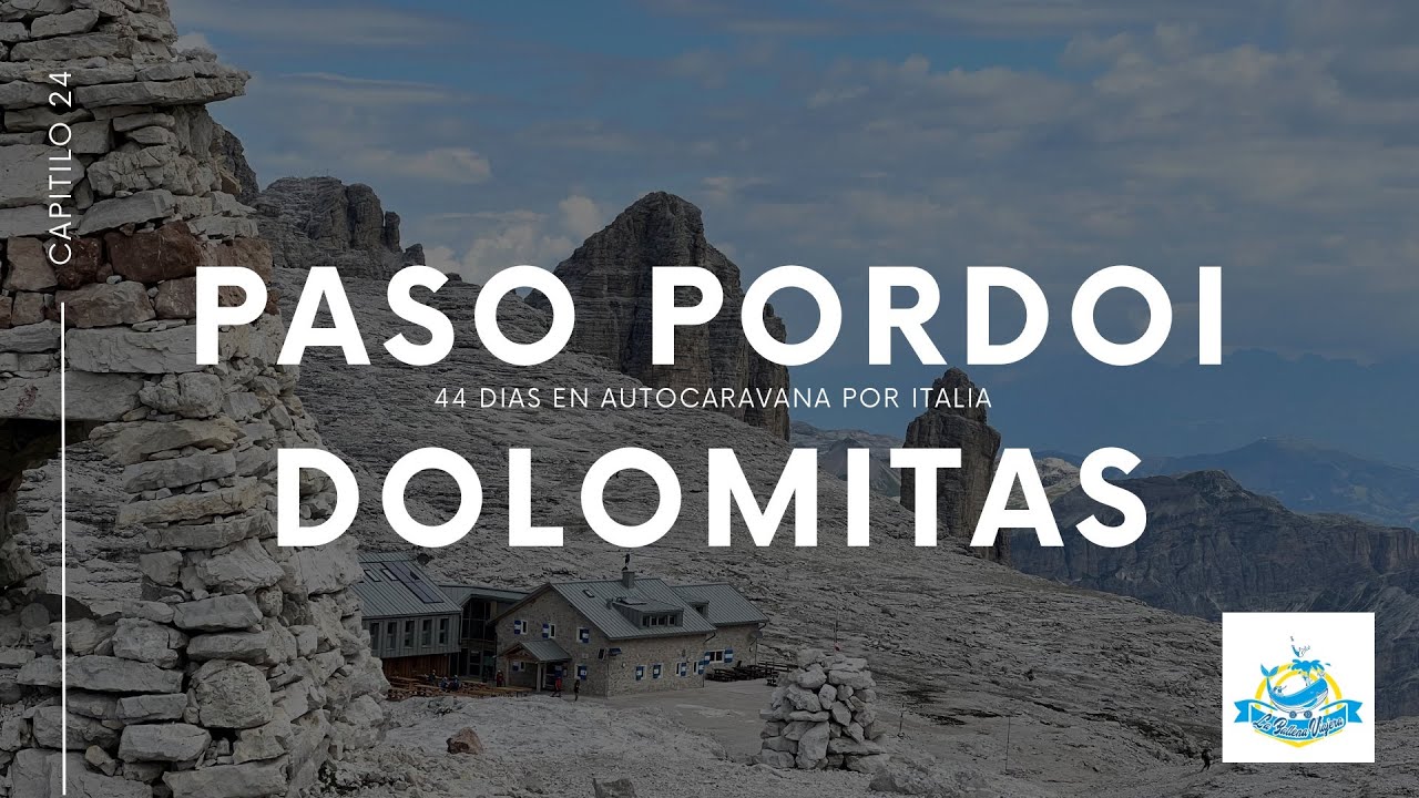 Paso Pordoi y subida al Piz Boe. Un paisaje IMPRESIONANTE. Dolomitas ITALIA capítulo 24
