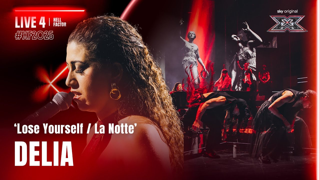 DELIA | Medley ‘Lose Yourself / La notte’ – Eminem / Adamo | Live 4 | X Factor 2025