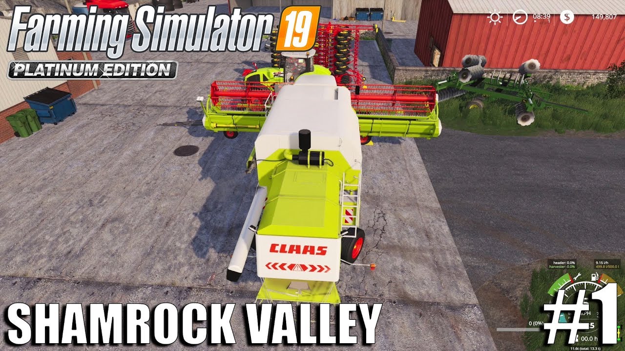Setting up the Farm | Shamrock Valley | Timelapse #1 | FS19 | Farming Simulator 19