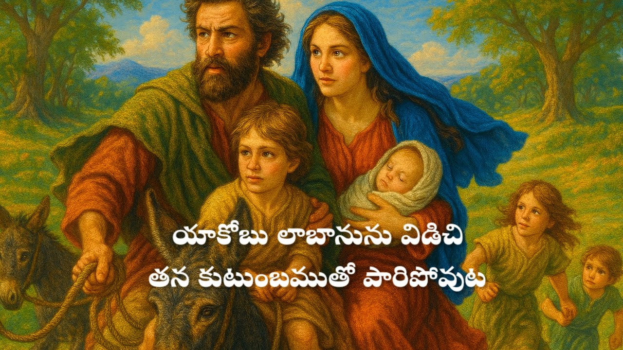 ఆదికాండము 31 అధ్యాయము | Telugu Bible Chapter Explained | SHALOMPAULGUDURI 💫❤️🙏