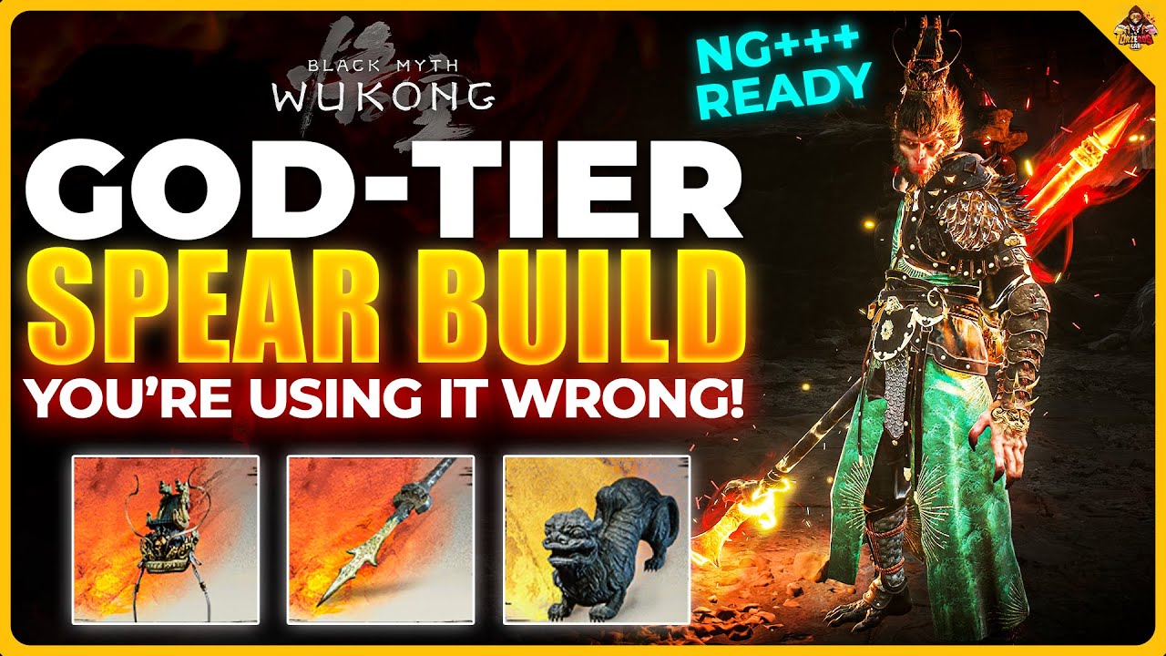 ЛУЧШАЯ сборка с копьем Эрланга ПЛАВИТ боссов в Black Myth Wukong!