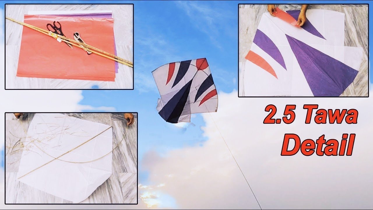 Perfect Farma Dai Tawa Guda Banane ka Tarika - изготовление воздушного змея с помощью теста полет...