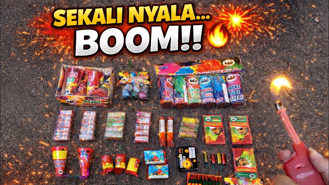 EKSPERIMEN! Nyalakan Semua Petasan Spesial Lebaran 2026 🔥💥 