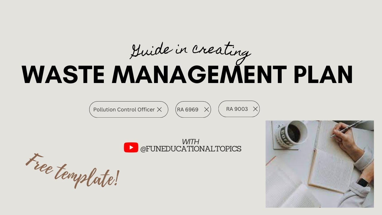 Waste Management Plan | free Template | Pollution Control Officer Basic Task | DENR Permit | Hauling