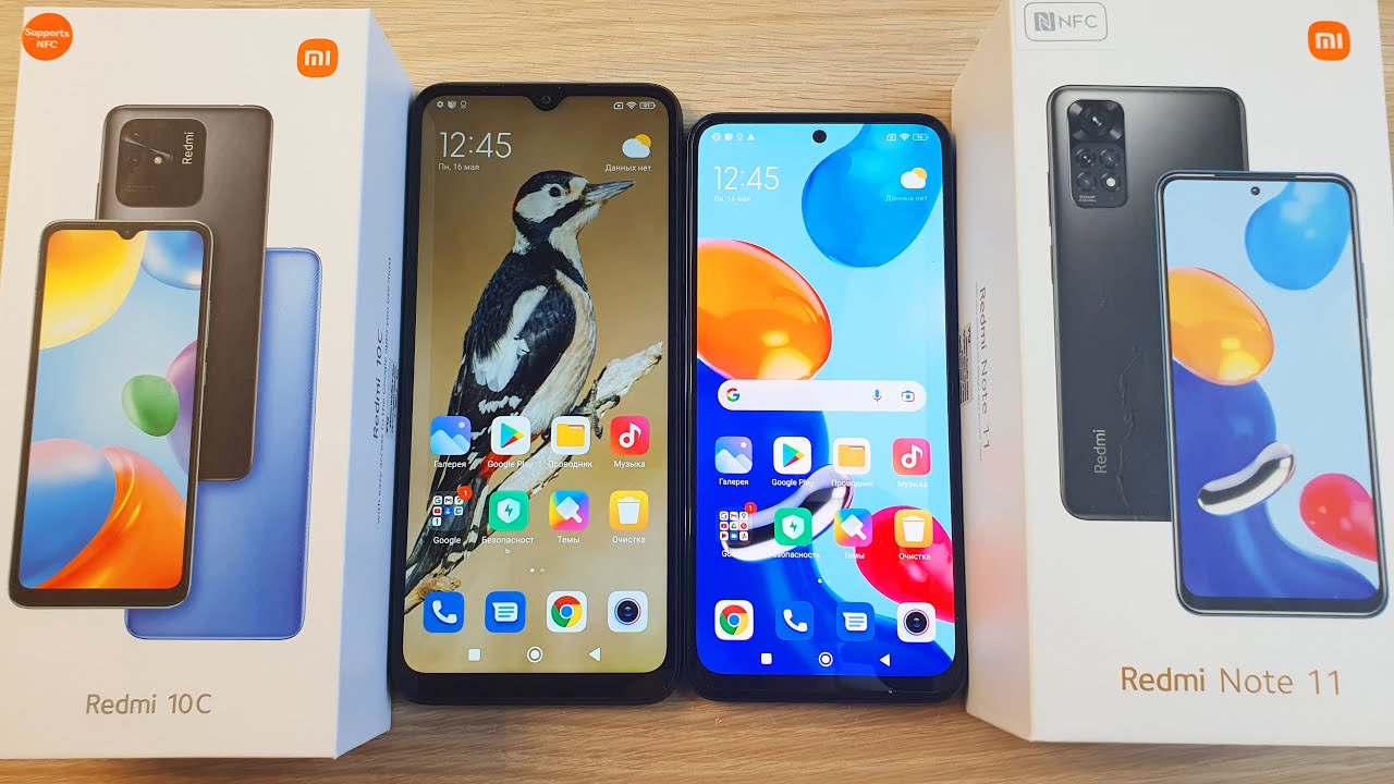 XIAOMI REDMI 10C VS REDMI NOTE 11 - ЧТО ВЫБРАТЬ? ПОЛНОЕ СРАВНЕНИЕ!