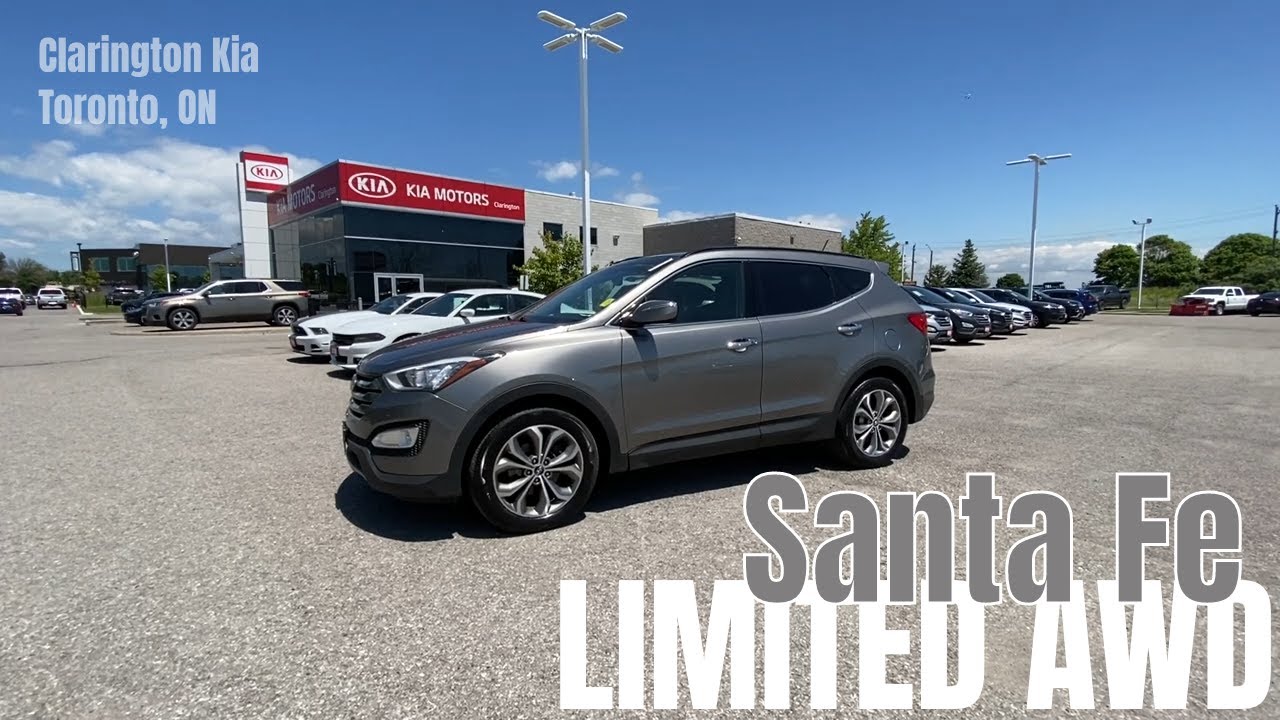 2014 Hyundai Santa Fe Sport Limited AWD Review at Clarington Kia