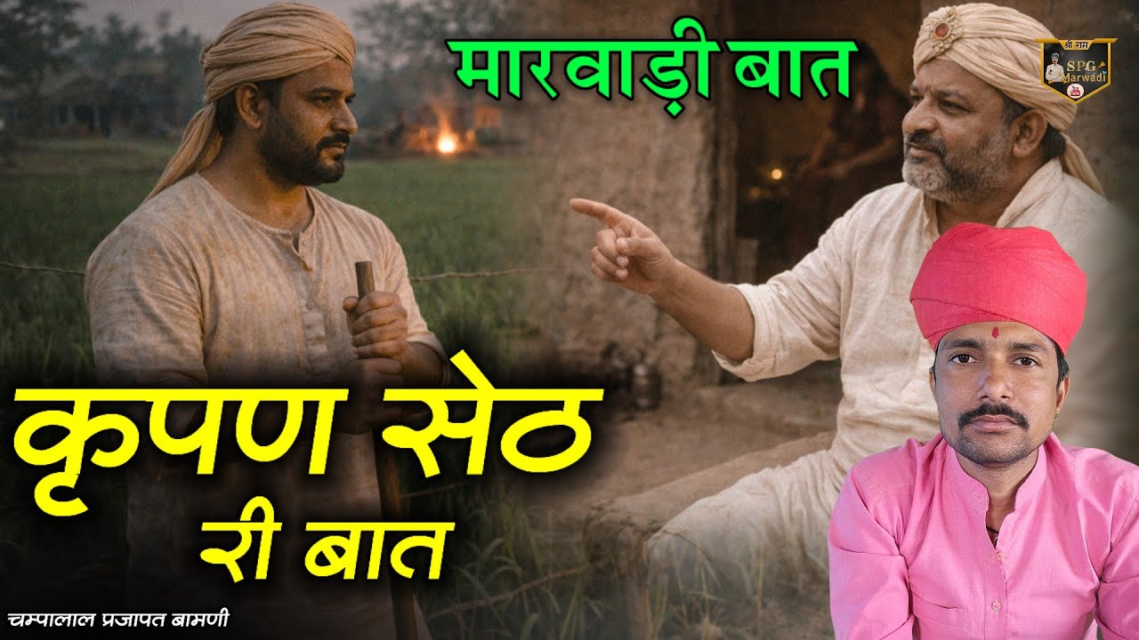 🛑कृपण सेठ और कुम्हार री मारवाड़ी बात || चम्पालाल प्रजापत बामणी 