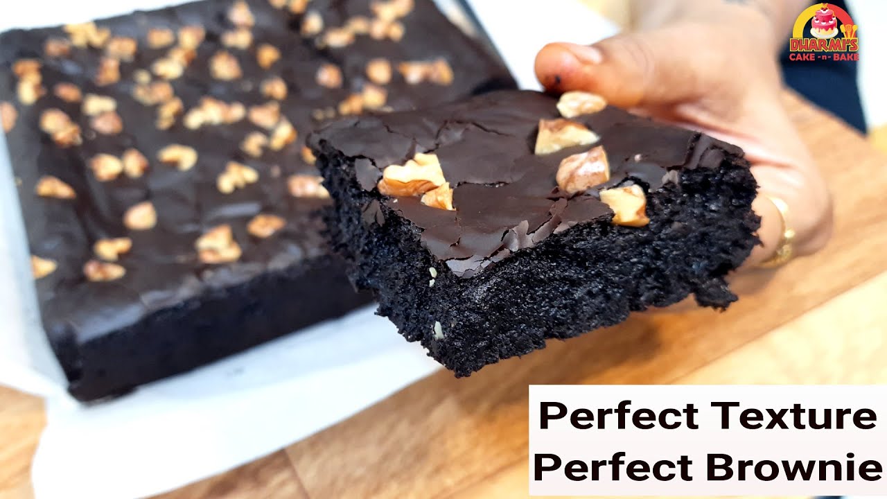 Perfect Chocolate Brownie | How to make Chocolate Brownie | Perfect Texture | Eggless Brownie recipe