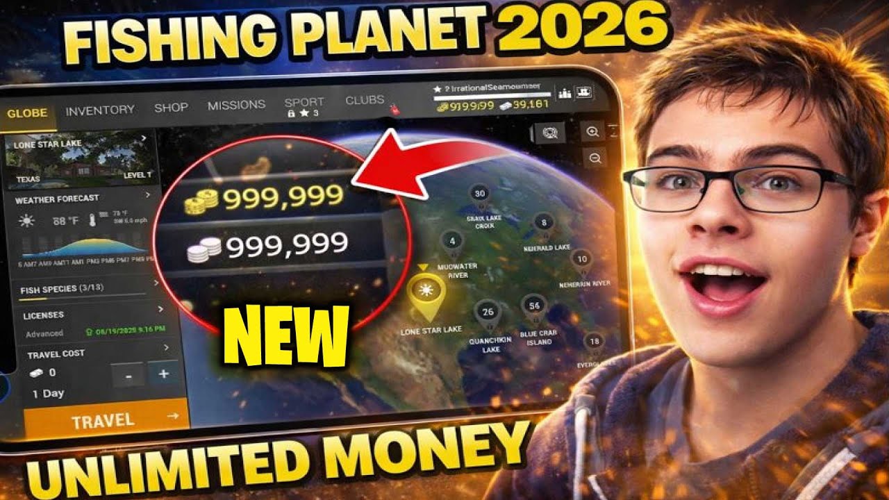 Fishing Planet 10000 Baitcoins MOD 2026 – Still Working Before Patch (HURRY UP)