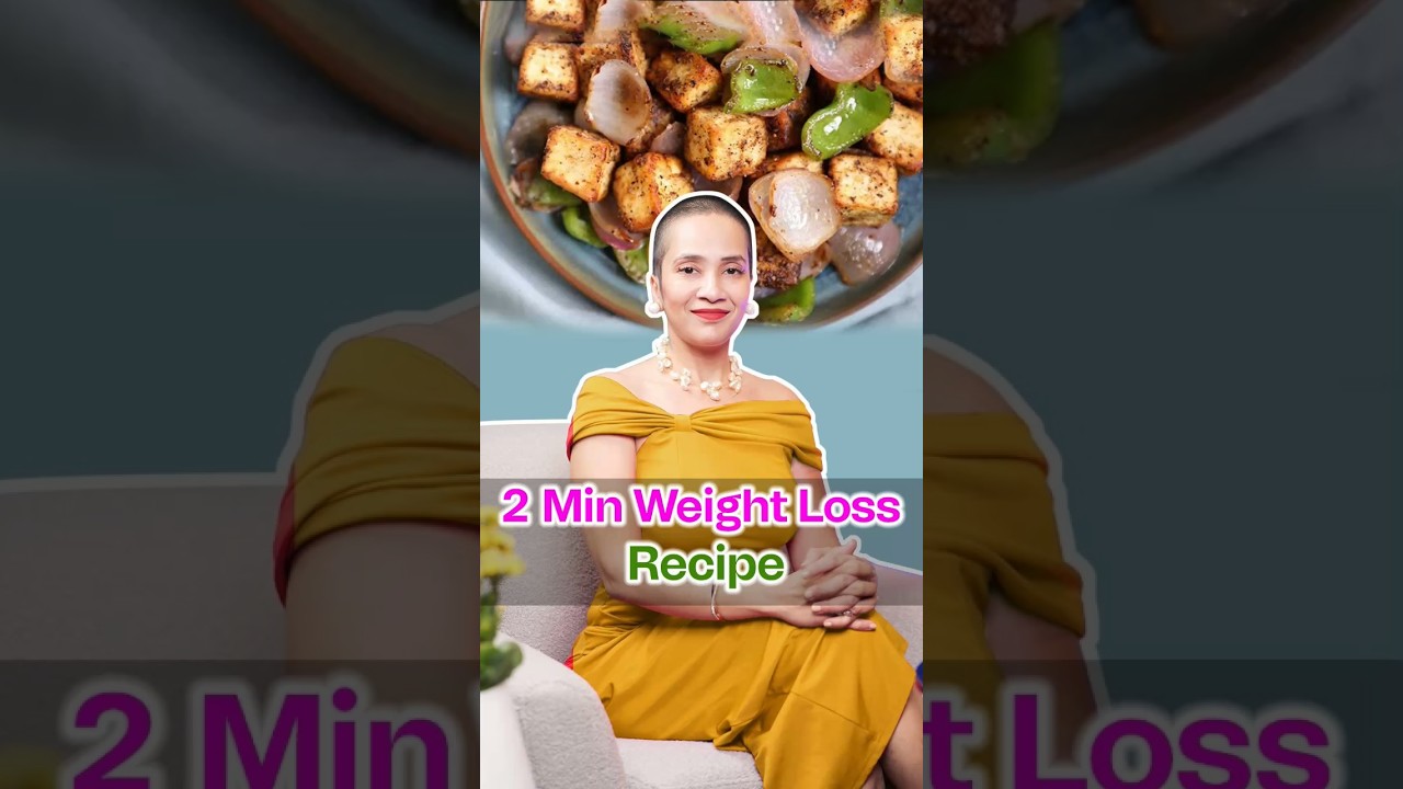 How to Make a 2-Minute Fat-Burning Paneer Recipe | Top Healthy Ingredients | Indian Weight Loss Diet