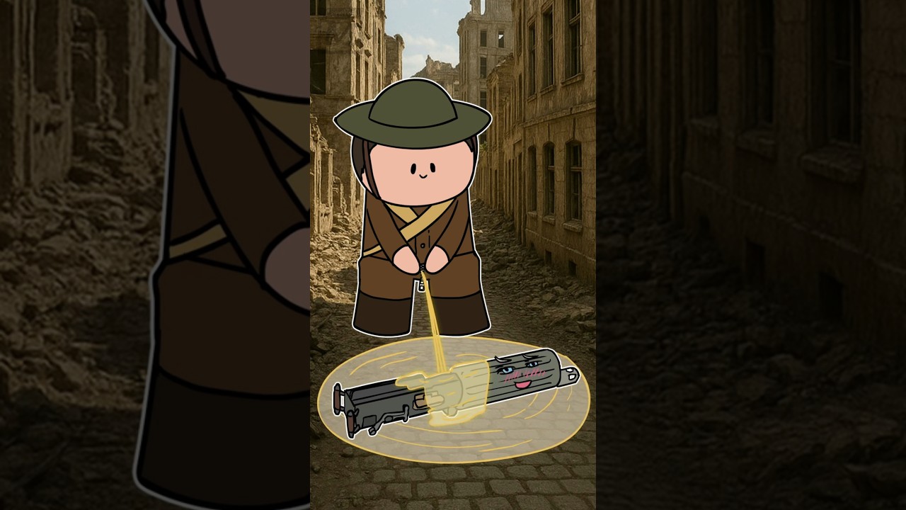 🔫💂&zwj;♂️Warum pinkeln britische Soldaten auf ihre Waffen? | Marshell's Shorts #uk #worldwar #animation