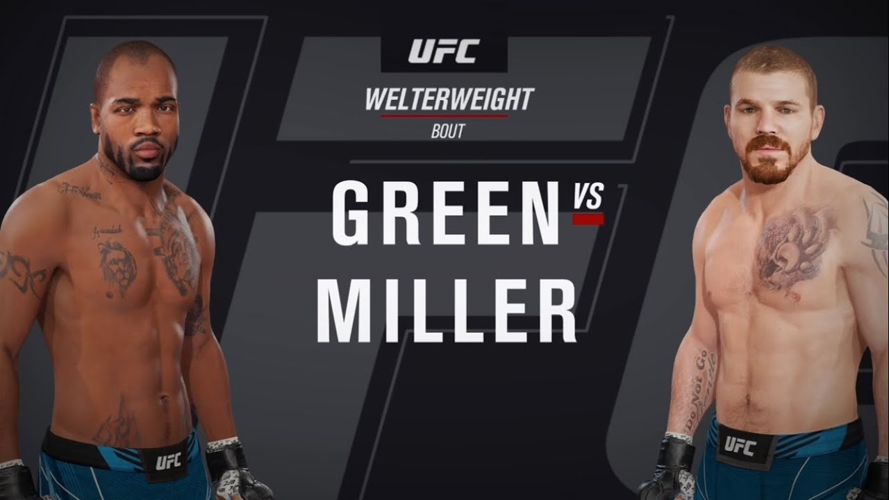 UFC 300 Sim: Bobby Green vs. Jim Miller (No Commentary)
