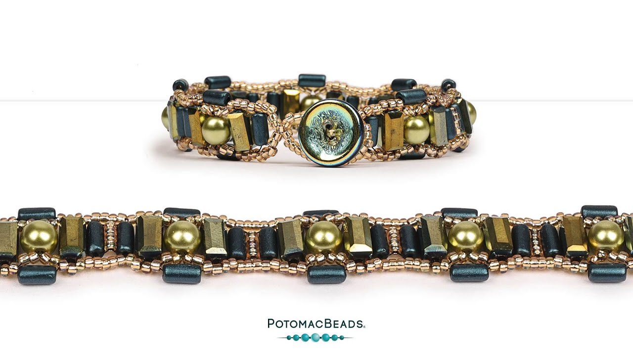 Pearl Intersection Bracelet  - DIY Jewelry Making Tutorial by PotomacBeads