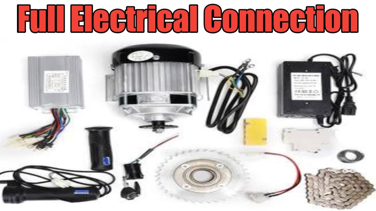 48v 750watts EBike Full Electrical Connection With Display, Battery