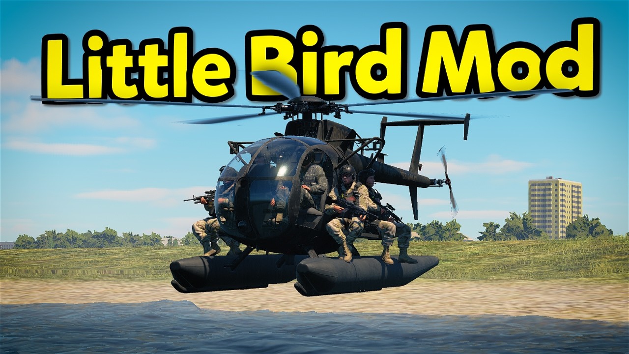 Тестирую новый мод DCS Little Bird