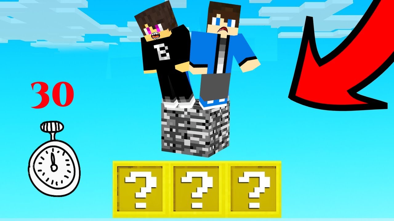 30 MÁSODPERCES KIHÍVÁS A MINECRAFTBAN!
