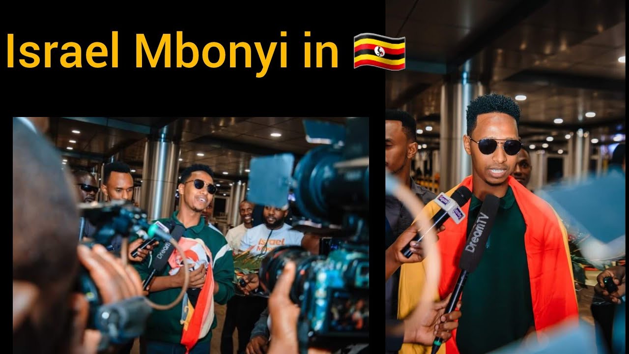 Israel Mbonyi Arrives in Uganda for Upcoming Concert | Welcomed with Flowers at Entebbe Airport