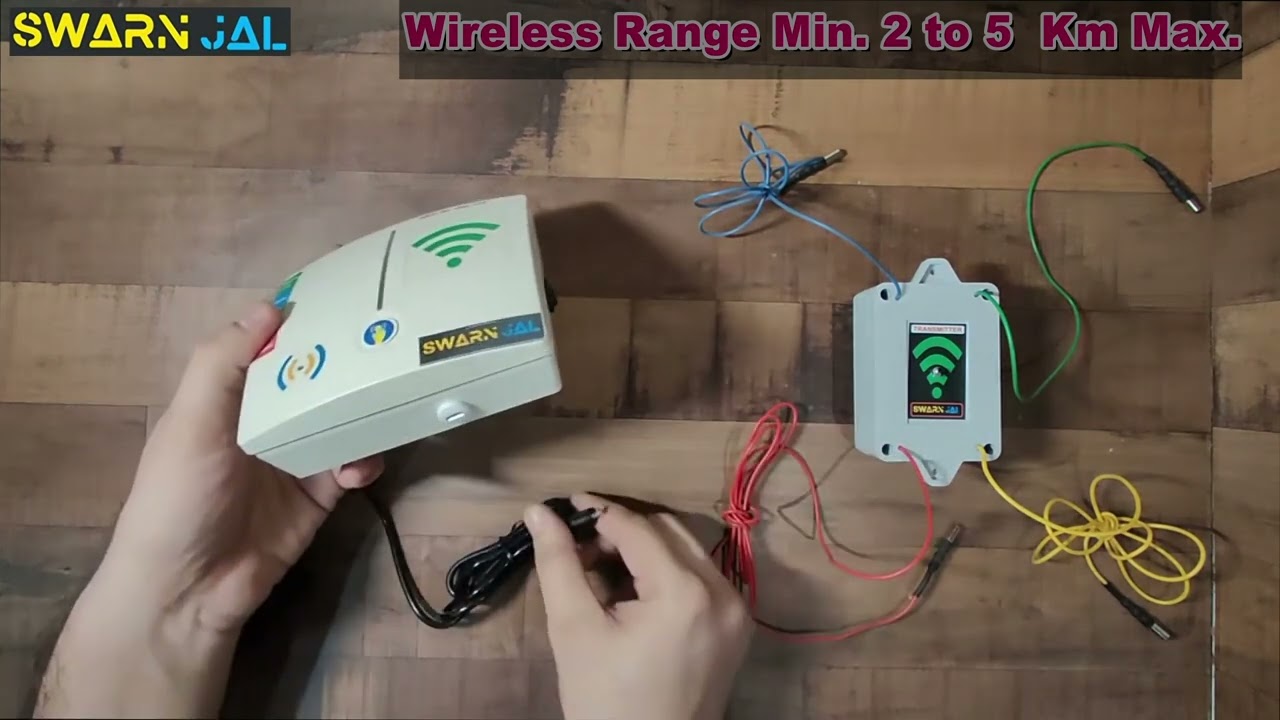 Swarn Jal Wireless Water Tank Indicator With Overflow & Empty Alarm (Model: WL-A-RA2/3/5/10/50F)