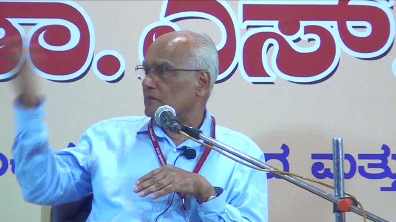 Dr SL Bhyrappa at Bagalkot-3