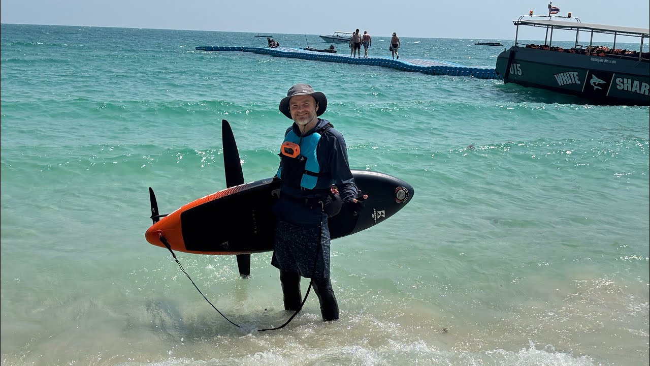 Parawing: Upwind downwinding on beautiful Ko Samet, Thailand 
