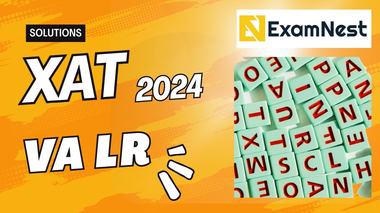XAT 2024 Solutions | VALR | Previous Year Paper | Original Questions | MBA | XAT VALR