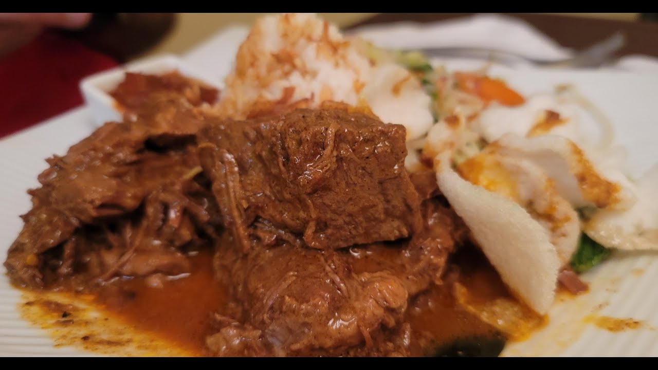 Eating Indonesian Food in Greensburg, Indiana